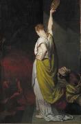 Pierre Puvis de Chavannes The beheading of John the Baptist. Sweden oil painting artist